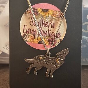 Wolf Pendant Necklace